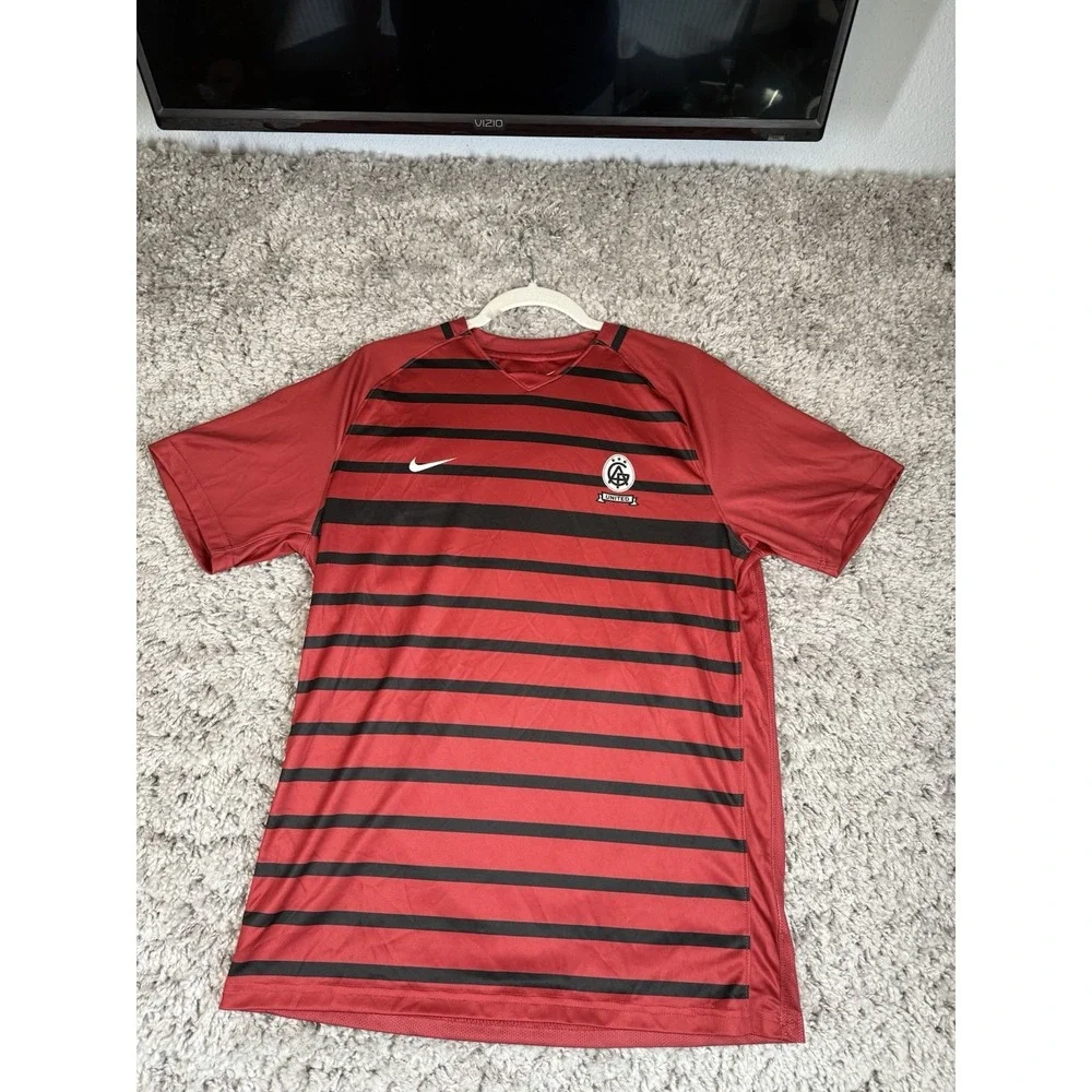Nike Dry US Short Sleeve Challenger 20 Jersey Men's L Maroon Red Black AC CD6117